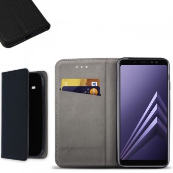 Juodas atverciamas idėklas Galaxy A8 (2018) telefonams